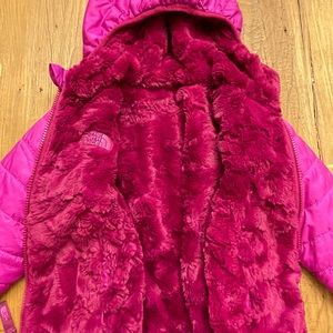 The North Face Toddler Jacket Reversible 3T Pink